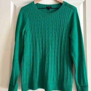Talbots Green Sweater